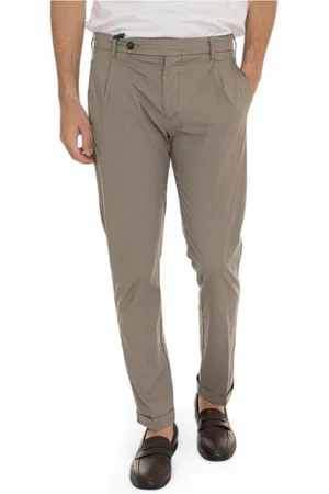 Berwich Byxor, Herr, S, Bomull, Chino byxor i vintagestil