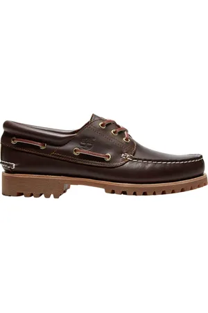 Timberland Skor, Herr, 41 1/2 EU, Läder, Autentisk Båtsko Brun
