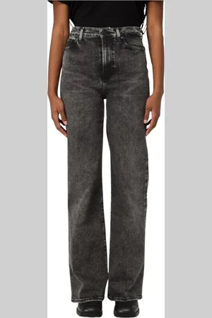 7 for all Mankind Jeans, Dam, W28, Bomull, Acid Wash Wide Leg Jeans