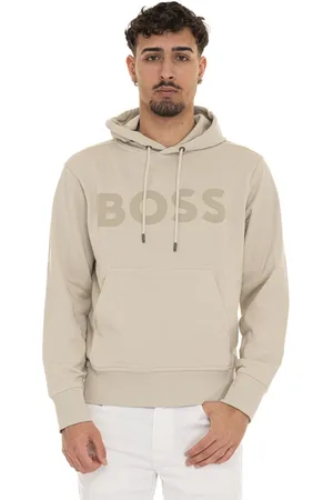 HUGO BOSS Sweatshirts & Hoodies, Herr, 2Xl, Bomull, Maxi Logo Hoodie 100% Bomull