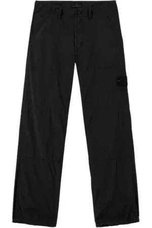 Stone Island Byxor, Herr, W32, Nylon, Monokrom Nylon Trötthet Byxor