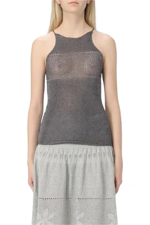 Paloma Wool Topp, Dam, L, Silverstickad Ärmlös Topp