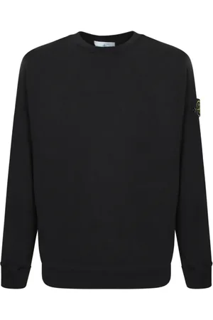Stone Island Stickade tröjor & koftor, Herr, L, Bomull, Klassisk Crewneck Sweatshirt