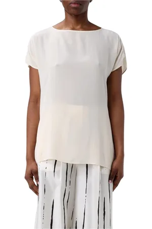 ALYSI Blusar & Skjortor , Dam, L, Vit Boat Neck Blus