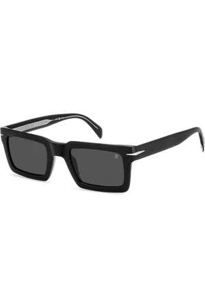 DB EYEWEAR BY DAVID BECKHAM Accessoarer, Herr, 51 MM, Svart/Grå Solglasögon DB 7126/S
