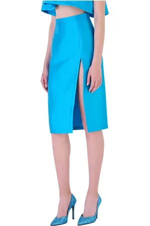 Silvian Heach Kjol, Dam, L, Polyester, Midi Skirts