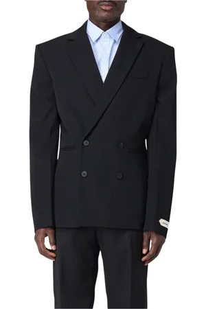 Jacquemus Kostym, Herr, M, Dubbelknäppt Svart Blazer