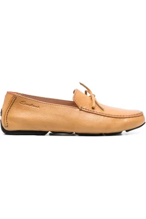 santoni Skor, Herr, 42 1/2 EU, Barbados Loafer i Havana-stil