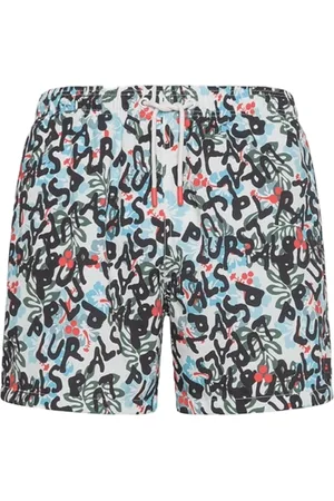 Peuterey Badkläder, Herr, L, Bermudashorts med tropisk blommönster