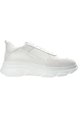 Copenhagen Shoes Skor, Herr, 39 EU, Läder, Vita läderblandade sneakers Cph40