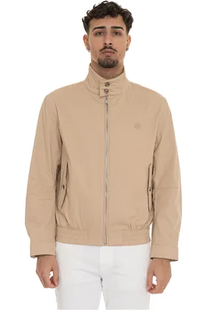 HUGO BOSS Jacka, Herr, L, Bomull, Logotyp Bomberjacka med dragkedja