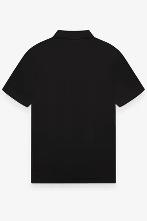 Valenza Topp, Herr, XL, Svart Polo Zip Skjorta