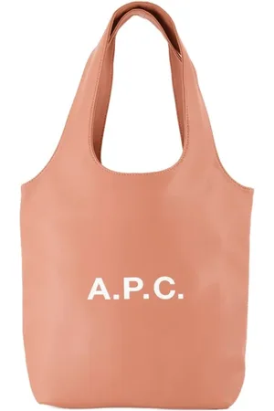 A.P.C. Väska, Dam, ONE Size, Bomull, Rosa Syntetisk Liten Toteväska