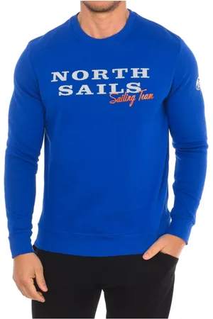 North Sails Sweatshirts & Hoodies, Herr, 2Xl, Nylon, Räfflad Rund Hals Sweatshirt