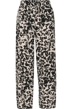 INWEAR Byxor, Dam, M, Artistic Shadow Black Avslappnade Byxor