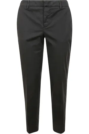 PT Torino Byxor, Dam, XS, Bomull, Kaffe Skräddade Byxor för Raffinerade Outfits
