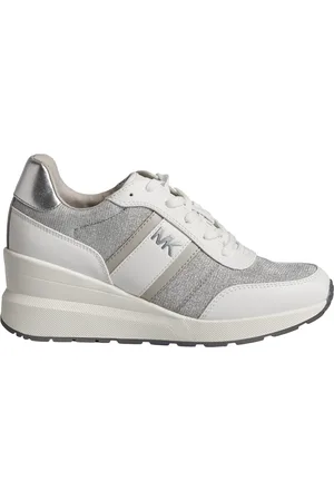 Michael Kors Skor, Dam, 39 EU, Läder, Högkvalitativa Sneakers med Mesh och Läderpaneler