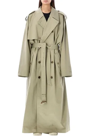 Balenciaga Kappa, Herr, M, Bomull, Militärinspirerad Trenchcoat