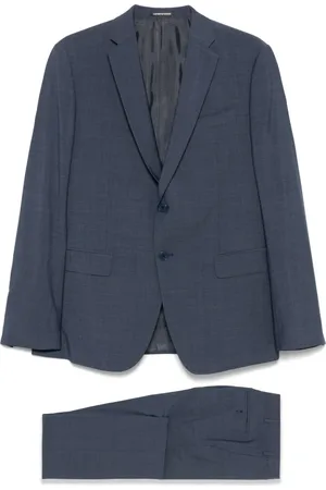 Emporio Armani Kostym, Herr, XL, Klassiskt ullkostym med 2 knappar