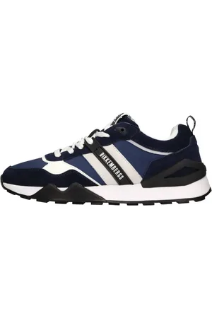 Bikkembergs Skor, Herr, 43 EU, Läder, Sneakers Blå