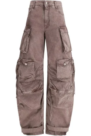 The Attico Jeans, Dam, W26, Bomull, Cargo Jeans med Oversize Fit