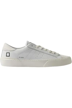 D.A.T.E. Skor, Herr, 41 EU, Bomull, Vita låga sneakers
