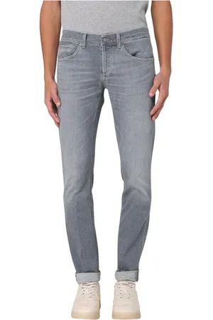 Dondup Jeans, Herr, W31, Grå Casual Slim Fit Jeans