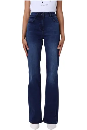 Patrizia Pepe Jeans, Dam, W30, Denim, Hög Midja Flare Jeans