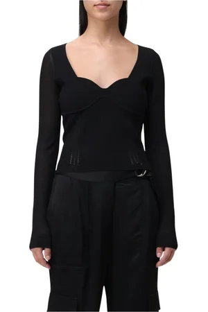 Simkhai Topp, Dam, S, Rayon, Elegant Sweetheart Neck Top