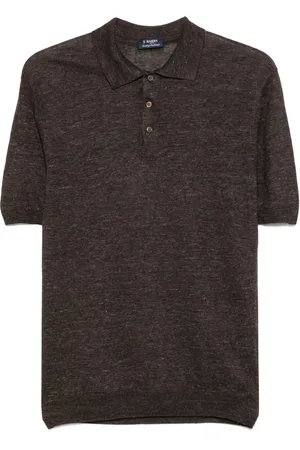BARBA Topp, Herr, L, Linne, Linnepolotröja Made in Italy