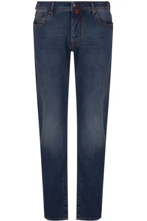 Jacob Cohen Jeans, Herr, W32, Bomull, Blå Bomulls Jeans & Byxa