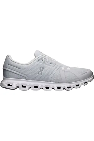 On Running Skor, Herr, 44 EU, Polyester, Cloud 6 Sneakers, Glacier White
