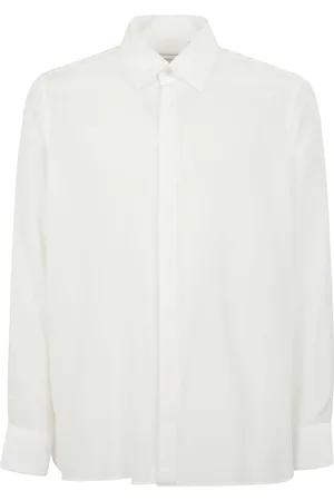LANEUS Skjorta, Herr, 2Xl, Silke Crepe de Chine Skjorta