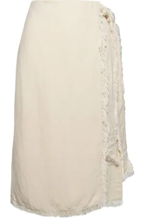 Hest Hést, Kjol, Dam, 2Xl, Linne, Lila Linne Kjol Sommarsand