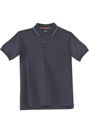 Paul Smith Topp, Herr, XL, Bomull, Blå Leopard Polo Skjorta Charms
