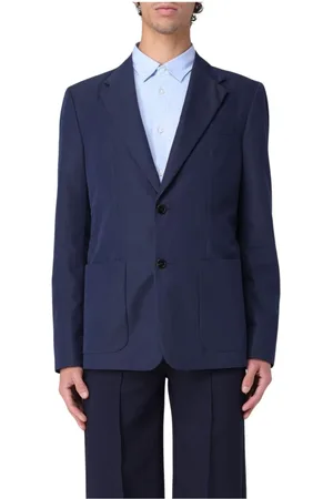 Gucci Jacka, Herr, L, Blå Enkelknäppt Blazer