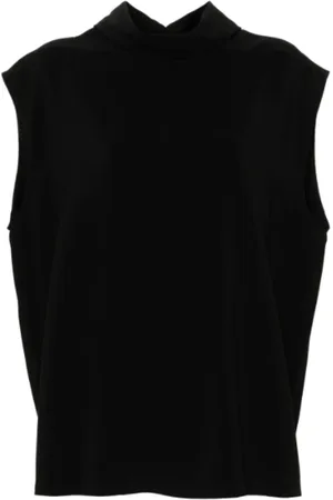 Rick Owens Topp, Dam, S, Bomull, Svart T-topp