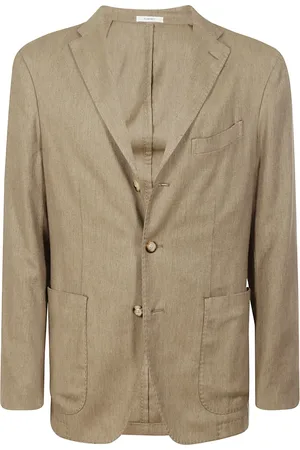 Boglioli Jacka, Herr, XS, Bomull, Brun Bomullsjacka för Smarta Looks