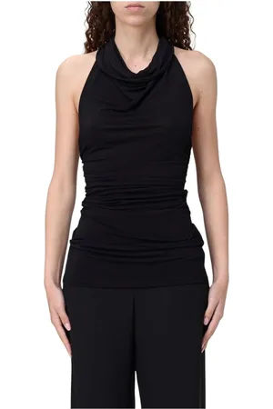 Paloma Wool Topp, Dam, M, Svart Ribbstickad Topp