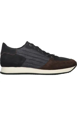MOORER Skor, Herr, 44 EU, Mocka, Mocka Tyg Sneakers Rund Tå
