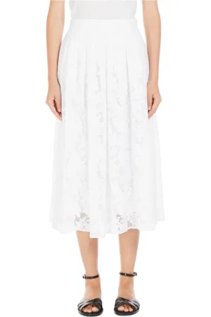 Max Mara Kjol, Dam, S, Ampezzo Vit Kjol