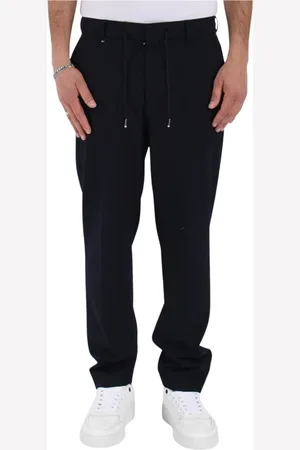 HUGO BOSS Byxor, Herr, L, Seersucker Elastiska Tygbyxor
