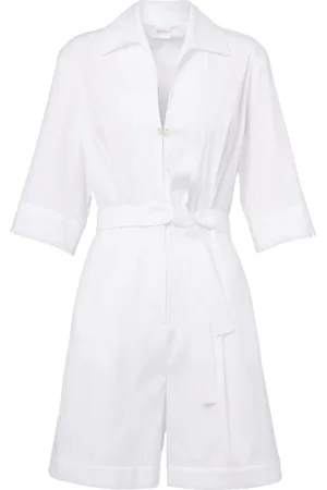 Max Mara Jumpsuits & Playsuits, Dam, S, Vita strandbyxor Canard