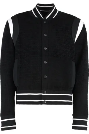 Givenchy Jacka, Herr, M, Bomull, Ribbstickad Bomberjacka