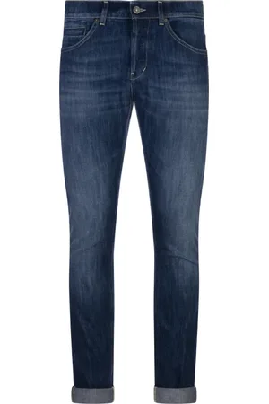 Dondup Jeans, Herr, W31, Denim, Blå Skinny Jeans Stretch Denim
