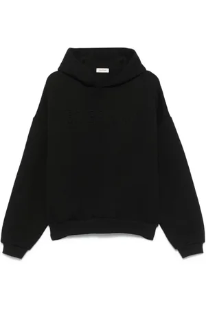FEAR OF GOD Sweatshirts & Hoodies, Herr, M, Bomull, Svart Eternal Sweatshirt med präglat logotyp