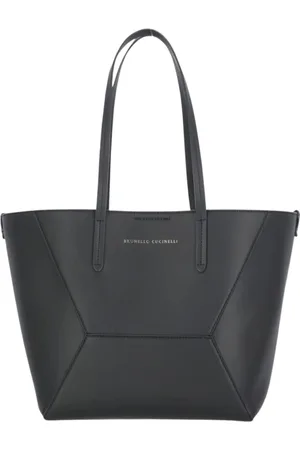 Brunello Cucinelli Väska, Dam, ONE Size, Läder, Lyxig Läder Tote Väska