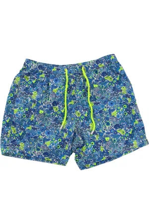 MC2 SAINT BARTH Badkläder, Herr, L, Läder, Blått Havskläder Simshorts