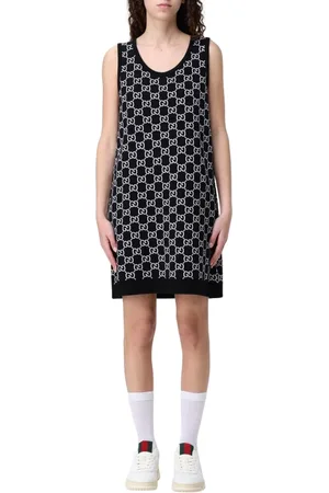 Gucci Klänning, Dam, XS, Logo Print Mini Klänning