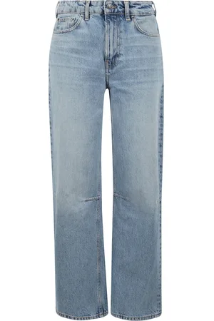 Fiorucci Jeans, Dam, W28, Denim, Ljusblå Baggy Jeans